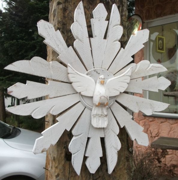 DIVINO ESPÍRITO SANTO 40 CM DE MADEIRA