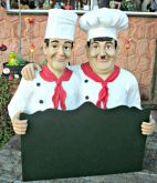 ENCOMENDA SRA. SHIRLEI - DUPLA DE COZINHEIROS DE RESINA