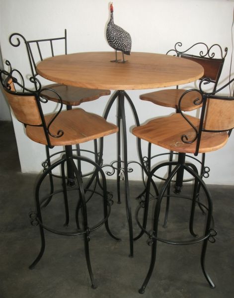 MESA ALTA 80 CM DIÂMETRO