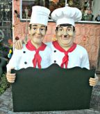 ENCOMENDA SR. SÉRGIO - DUPLA DE COZINHEIROS DE RESINA
