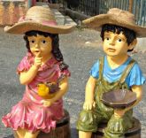 ENCOMENDA SRA. CAROL - CASAL DE CRIANÇAS DE RESINA